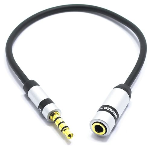 GOTHICANA BY EMPAdaptateur Xlr Mâle Vers Mini Jack 3.5Mm Femalle Trrs Audio Prise 3 Broches Connecteur Xlr Vers Femalle Jack 3.5 Trrs 4 Broches Câble De Connexion Microphone