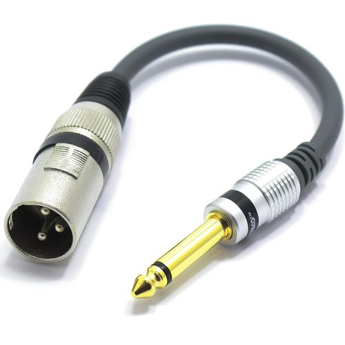 GOTHICANA BY EMPAdaptateur Xlr Mâle Vers Mini Jack 3.5Mm Femalle Trrs Audio Prise 3 Broches Connecteur Xlr Vers Femalle Jack 3.5 Trrs 4 Broches Câble De Connexion Microphone