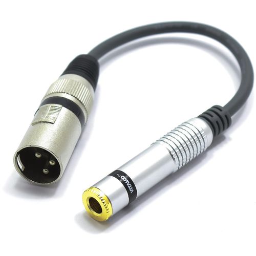 GOTHICANA BY EMPAdaptateur Xlr Mâle Vers Mini Jack 3.5Mm Femalle Trrs Audio Prise 3 Broches Connecteur Xlr Vers Femalle Jack 3.5 Trrs 4 Broches Câble De Connexion Microphone