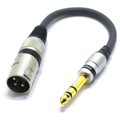 GOTHICANA BY EMPAdaptateur Xlr Mâle Vers Mini Jack 3.5Mm Femalle Trrs Audio Prise 3 Broches Connecteur Xlr Vers Femalle Jack 3.5 Trrs 4 Broches Câble De Connexion Microphone