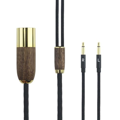 GOTHICANA BY EMPCâble Xlr Symétrique Mâle 6N Occ En Cuivre Plaqué Argent À 4 Broches Xlr 4 Broches Compatible Avec Meze 99 Classics, Pour Casque Meze 99 Neo Avec Coque En Bois De Noyer