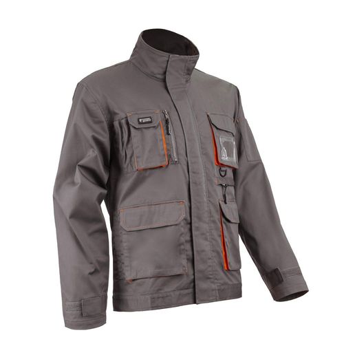 Veste de travail multipoches Coverguard NAVY/PADDOCK II Gris / Orange L