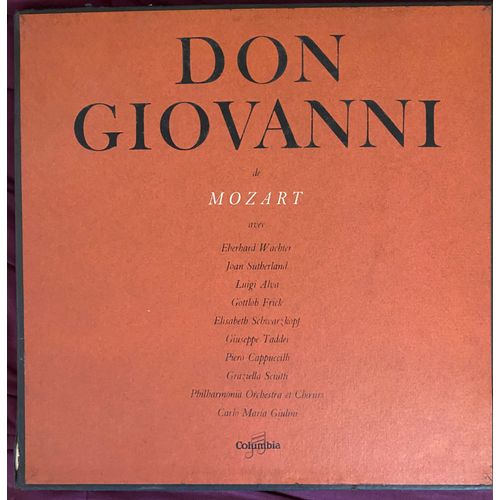 Coffret De 4 Vinyles Stéréo - Don Giovanni - Mozart - Philharmonia