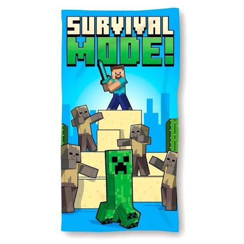 Serviette de plage en microfibre enfant Mojang Studios Minecraft