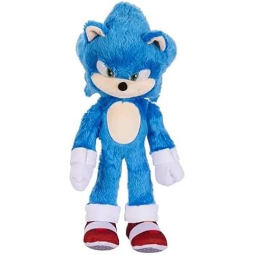 Peluche Deluxe Sonic - Jakks Pacific - 33 Cm - Douce - Détails Réalistes - Pour Enfants Et Collectionneurs
