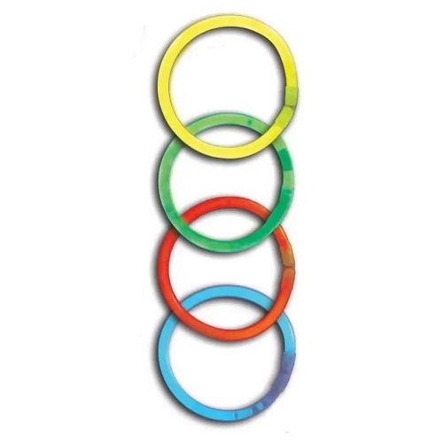 Lot De 10 Bracelets Lumineux Neon Rubie's France - Bleu - 18x15x2 Cm