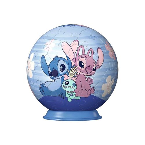 Lilo & Stitch - Puzzle 3d Puzzle-Ball Stitch & Angel (55 Pièces)