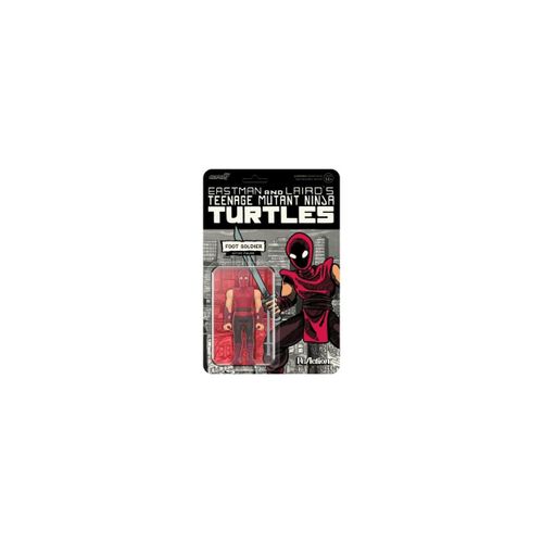 Les Tortues Ninja - Figurine Reaction Foot Soldier (Comic Color) 10 Cm