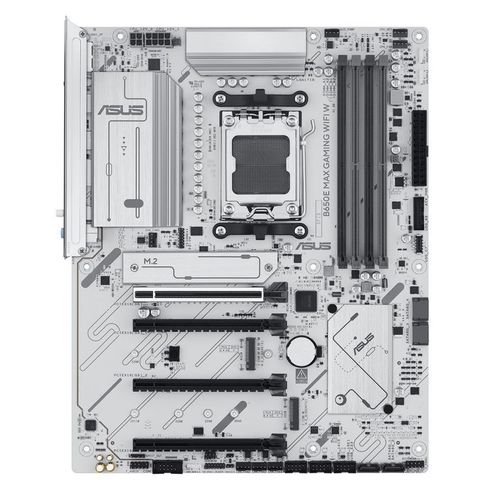 ASUS B650E MAX GAMING WIFI W - Carte-mère - ATX - Socket AM5 - AMD B650 Chipset - USB-C 3.2 Gen2, USB 3.2 Gen 2, USB 3.2 Gen 1 - 2.5 Gigabit LAN, Wi-Fi 6E, Bluetooth - carte graphique embarquée...