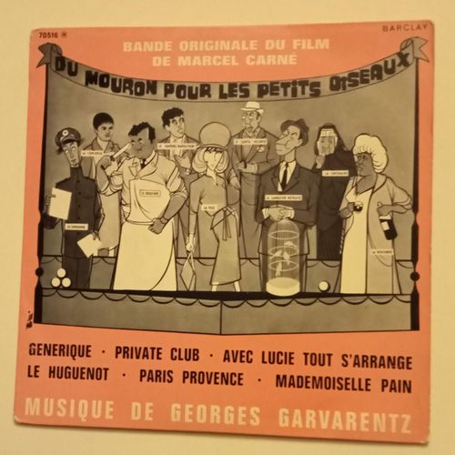 Du Mouron Pour Les Petits Oiseaux (Bande Originale Du Film) - 45 Tours ( Georges Garvarentz )