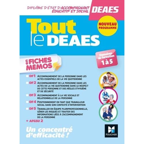 Tout Le Deaes En Fiches Mémos - Domaines De Formation 1 À 5
