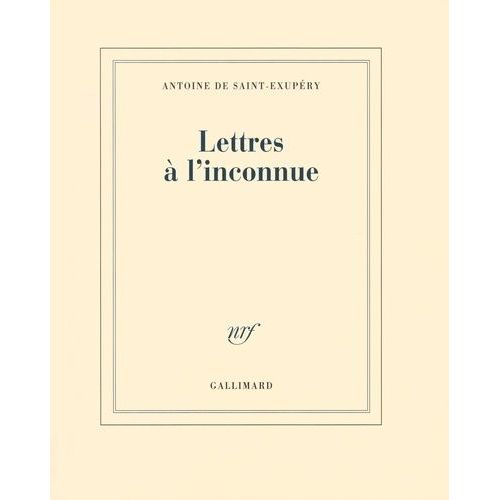 Lettres À L'inconnue