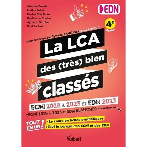 La Lca Des (Très) Bien Classés Ecni 2018 À 2023 Et Edn 2023