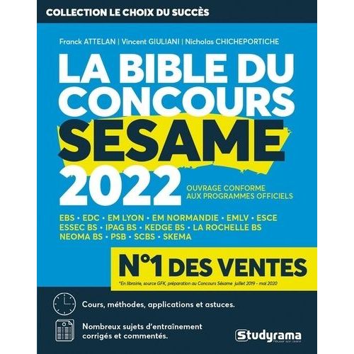 La Bible Du Concours Sesame