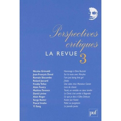 Perspectives Critiques, La Revue N° 3
