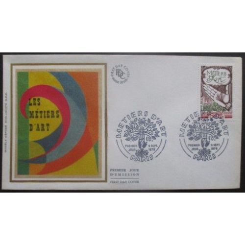 France Fdc Métiers D'Art 09-09-78 Paris
