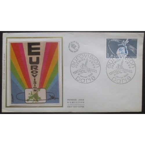 France Fdc Eurovision 12-01-80 Paris