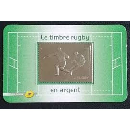 Sport : Le Rugby Autoadhésif Gravure À Chaud Argent Et Gaufrage Année 2011 N° 597 Yvert Et Tellier Luxe