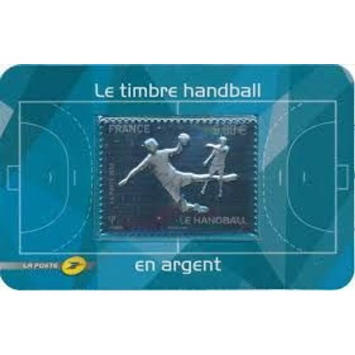 Sport : Le Handball Autoadhésif Gravure À Chaud Argent Année 2012 N° 738 Yvert Et Tellier Luxe