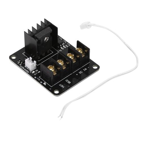 3D Module D'Extension Mosfet Pour Hotbed D'Imprimante 2 Broches Anet A8 A6 A2 Compatible Noir