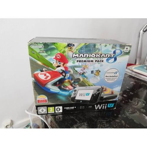 Boite Vide Console Nintendo Wii U Pack Mario Kart 8 Premium Pack 32 Go Noir