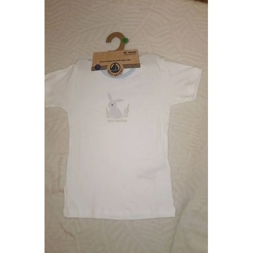 Tee-Shirt Petit Bateau 8 Ans 100% Coton Biologique