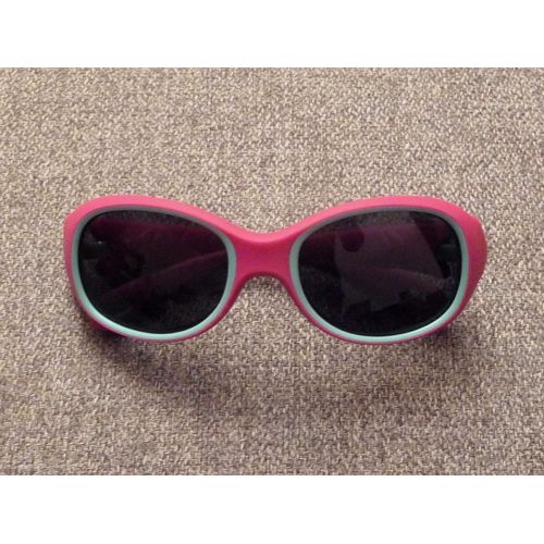 Lunette De Soleil Rectangle Rose Fushia Et Bleu Turquoise- Cébé