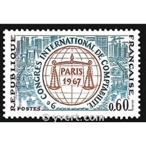 9ème Congrès International De Comptabilité À Paris Année 1967 N° 1529 Yvert Et Tellier Luxe