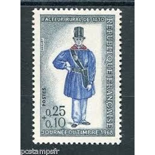 Journée Du Timbre : Facteur Rural Année 1968 N° 1549 Yvert Et Tellier Luxe