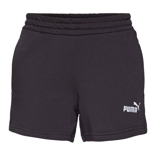 Short Bermuda Puma Ess Small No. 1 Logo 5 High-Waist Noir M