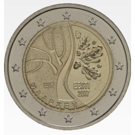 2 Euro Commémo Estonie 2017 Chemin De L'Indépendance