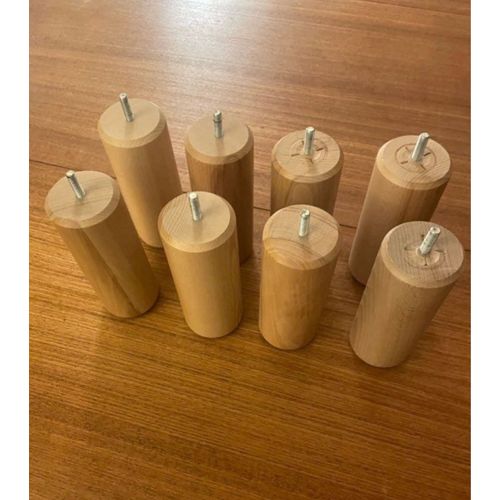 8 Pieds De Lit En Bois Neuf 