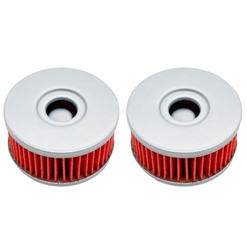 2 Pcs Filtre À Huile Pour Suzuki Dr400 Dr 400 1982 Drz250 Drz 1983 250-2001 Gn250 Gn 2007 250-1982 Gn400 Gn 1990 400-1980 1982, 1/2/3 Pièces ""Nipseyteko""