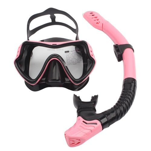 Jsjm De Plongée Professionnel Tuba Lunettes De Plongée Lunettes De Plongée Ensemble De Tubes De Natation De Plongée Adulte Unisexe - Type Black Pink #B