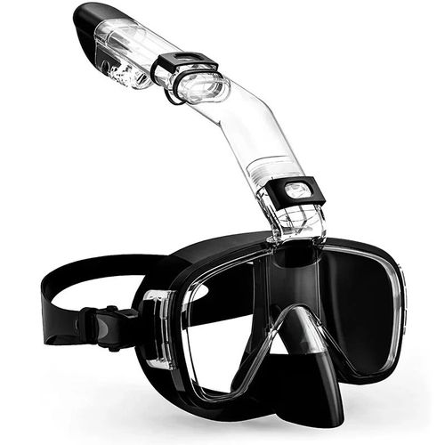 S De Plongée Anti-Buée Pliables Pour Adultes Et Enfants,Ensemble De De Compétitivité,Système Complet De Dessus Sec,Natation Gratuite,Équipement De Plongée En Apnée Professionnel - Type Black-S/M