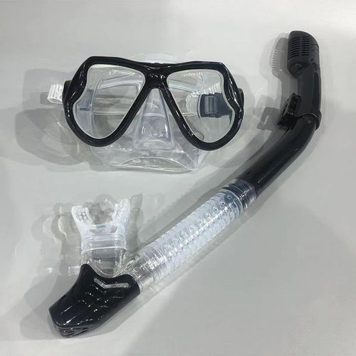 S De Plongée En Apnée Pour Adultes,Ensemble De Tubes Respiratoires,Lunettes Pour Femmes Et Hommes,S Anti-Aldes - Type 1900188black T