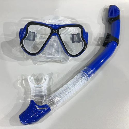 S De Plongée En Apnée Pour Adultes,Ensemble De Tubes Respiratoires,Lunettes Pour Femmes Et Hommes,S Anti-Aldes - Type 1900188blue T