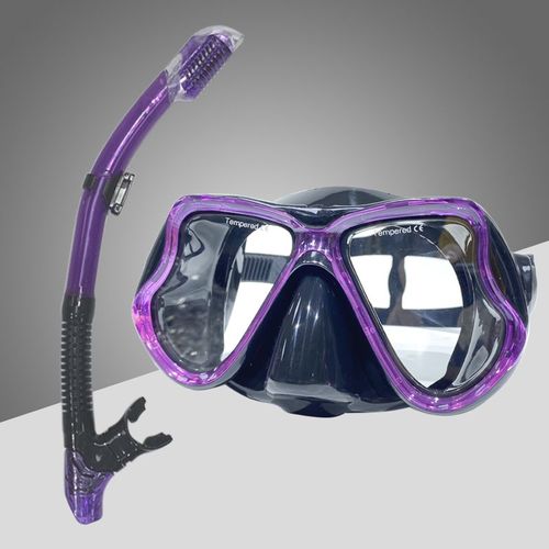 S De Plongée En Apnée Pour Adultes,Ensemble De Tubes Respiratoires,Lunettes Pour Femmes Et Hommes,S Anti-Aldes - Type 1900188purplish