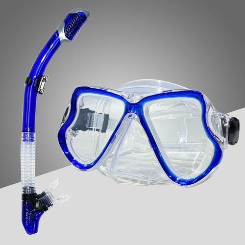 S De Plongée En Apnée Pour Adultes,Ensemble De Tubes Respiratoires,Lunettes Pour Femmes Et Hommes,S Anti-Aldes - Type 1900188tp Blue