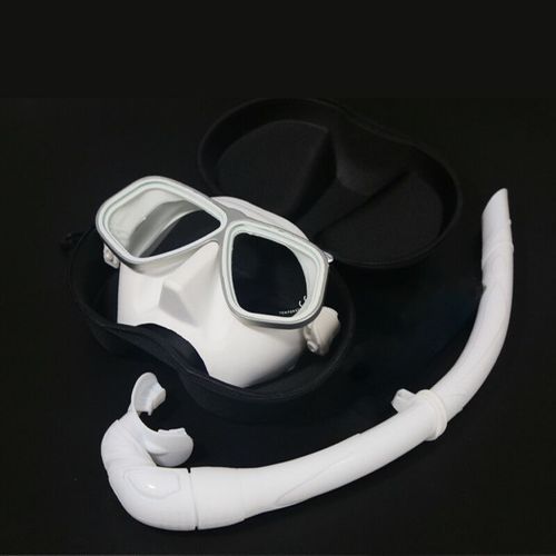 De Plongée Gratuit Similaire D'apollo,Cadre En Alliage D'aluminium,Lunettes Dioptrie Configurables,S De Plongée En Apnée,Ensemble De Tubes Humides - Type Silver With Tube #B