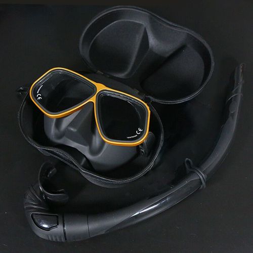 De Plongée Gratuit Similaire D'apollo,Cadre En Alliage D'aluminium,Lunettes Dioptrie Configurables,S De Plongée En Apnée,Ensemble De Tubes Humides - Type Gold With Tube