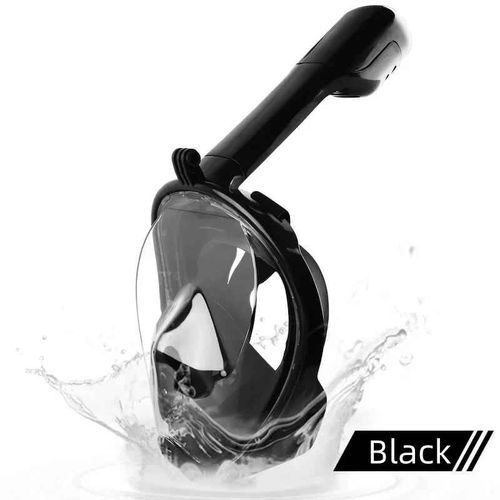 Ensemble De S De Natation Complets Pour Plongée En Apnée Sous-Marine,S Respiratoires Anti-Buée,Respiration Sûre Pour Enfants Et Adultes - Type Black-L/Xl #C