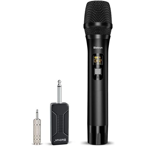 GOTHICANA BY EMPMicro Sans Fil Professionnel 50M, Uhf Micro Karaoke Gris
