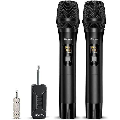 GOTHICANA BY EMPMicro Sans Fil Professionnel 30M, Uhf Micro Karaoke Gris