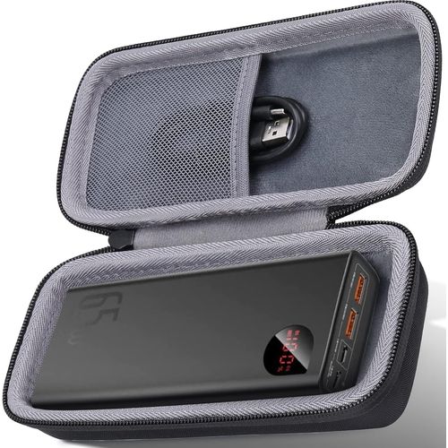 Gothicana By Empdur Étui De Voyage Rigide Housse Cas Coque Pour Baseus Power Bank 65w 20000mah Laptop Portable Charger Fast Charging Battery Pack