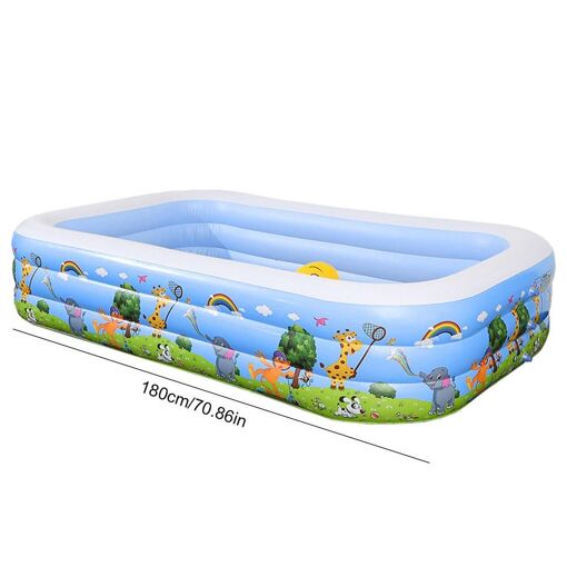 Pataugeoires Pour Enfants, Piscine Gonflable Pour Enfants Adultes Famille, Piscine Familiale