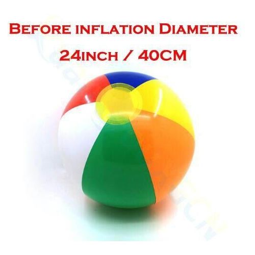 Ballon De Plage En Plumes Transparentes Gonflables,Piscine Extérieure,Jeu D'eau,Jouet De Fête Pour Enfants,Accessoires Photo De Volley-Ball - Type Model E 40cm