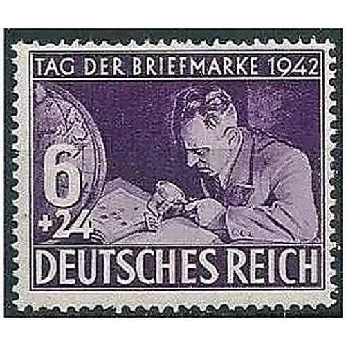 Allemagne, 3eme Reich 1942, Très Beau Timbre Neuf** Luxe Yvert 735, Journée Du Timbre. -