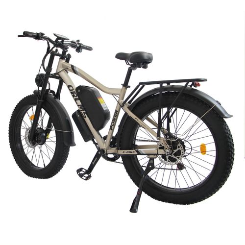 Vélo Électrique Orlms Mx500, Double Moteur 3000 W, 60 Km/H, 52 V, 25 Ah, Freins À Huile 26 Pouces, Shimano 7 Vitesses, Autonomie Maximale 110 Km - Kaki
