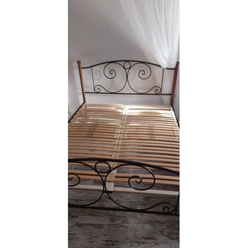 Lit 2 Personnes Et Sommier 160 Fer Forge